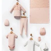 Pack NAISSANCE -BAPTEME BEBE CALIN 10PIECES